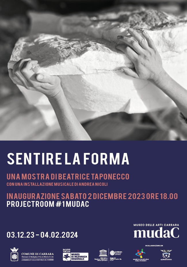 Sentire la Forma di Beatrice Taponecco. Sabato 2 dicembre ore 18.00